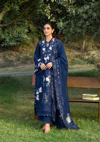 Elaf Luxury Lawn'26 ELY-4B BLUE BELLE