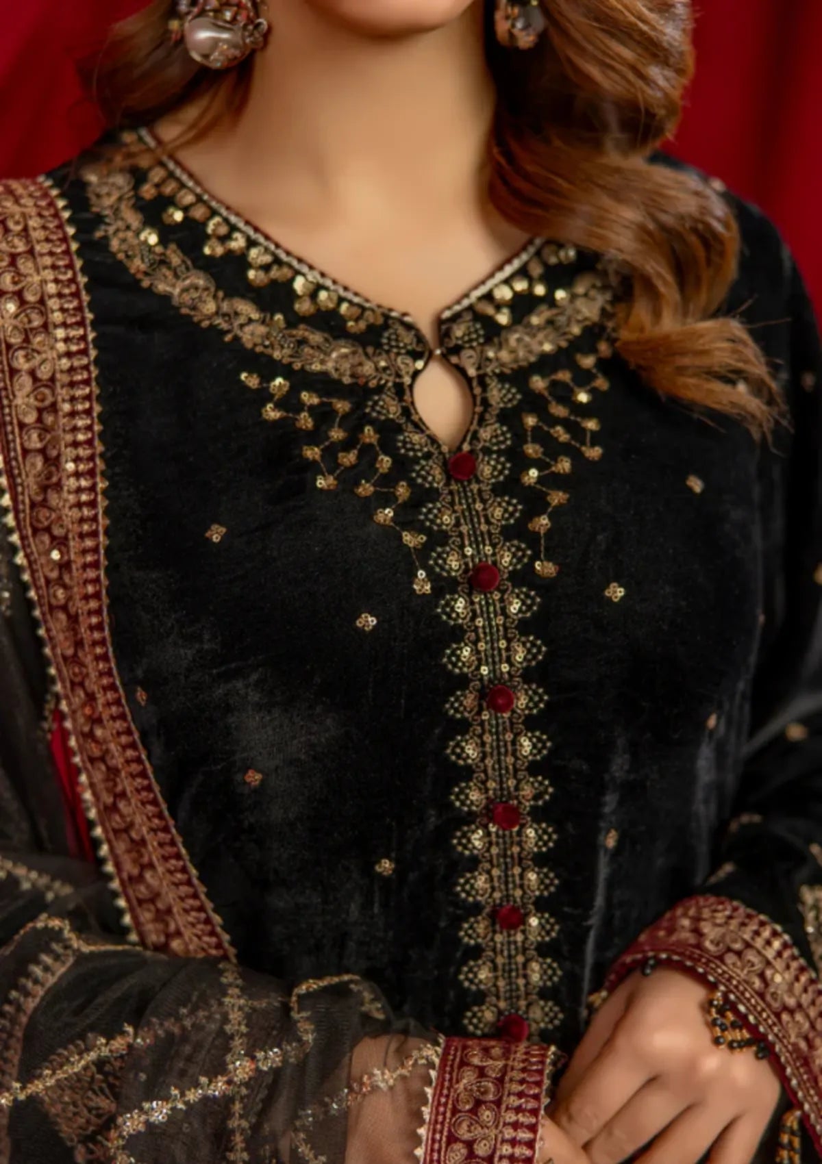 Waresha Makhmal Velvet'25 M-01 Royal Serenity