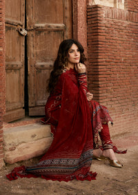Kahf Prints Lawn'26 KPS-1A SURKH NOOR