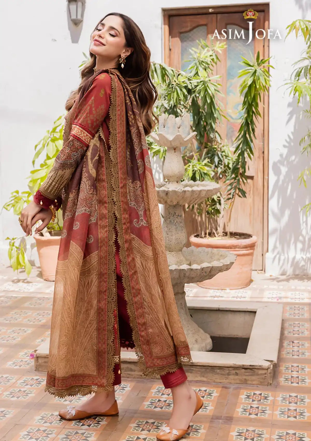 Asim Jofa Rania Pre-Winter'23 AJRW-01 - Mohsin Saeed Fabrics