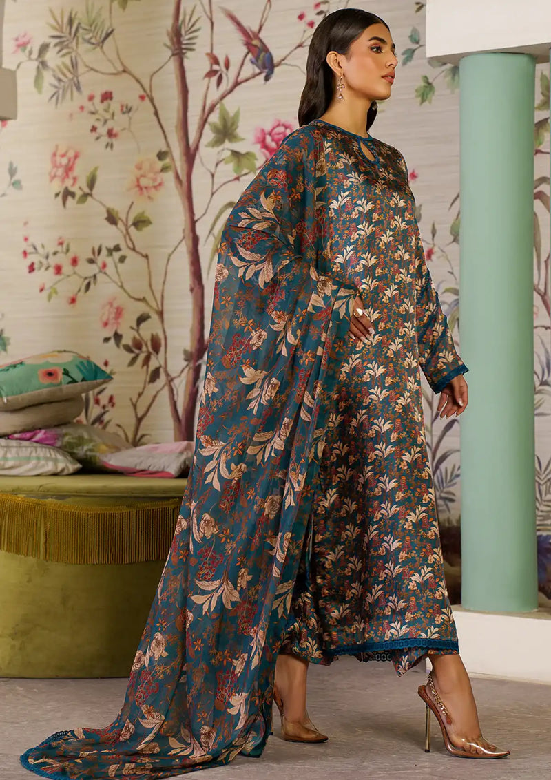 Zarif Printed Silk'24 ZSP-05 Anabiya - Mohsin Saeed Fabrics