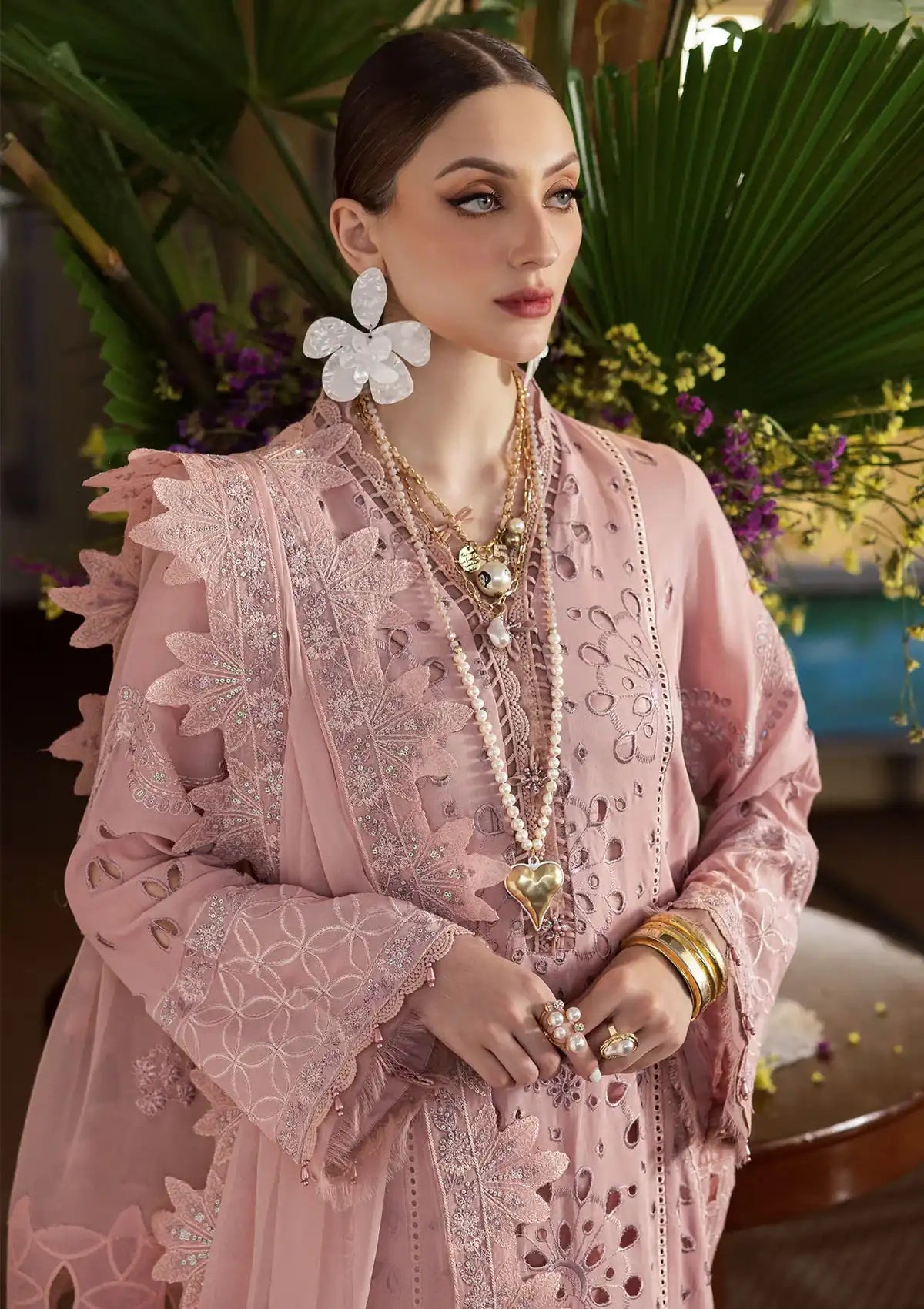 Nureh Mademoiselle Luxury Swiss'24 NE-83 - Mohsin Saeed Fabrics