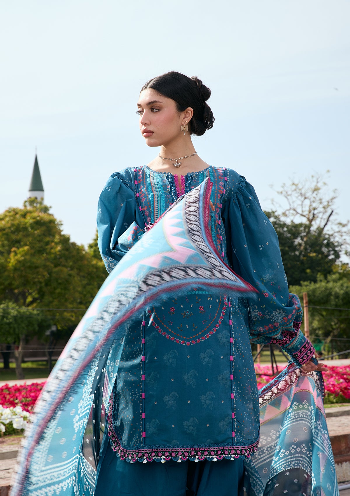 Kahf Prints Lawn'26 KPS-4A FALAK ARA