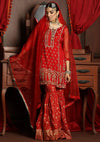 Ishq By Zeeniya Luxury Pret'23 (Red Rose)