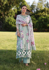 Elaf Print Chikankari Lawn'24 ECK-05B CELESTIAL