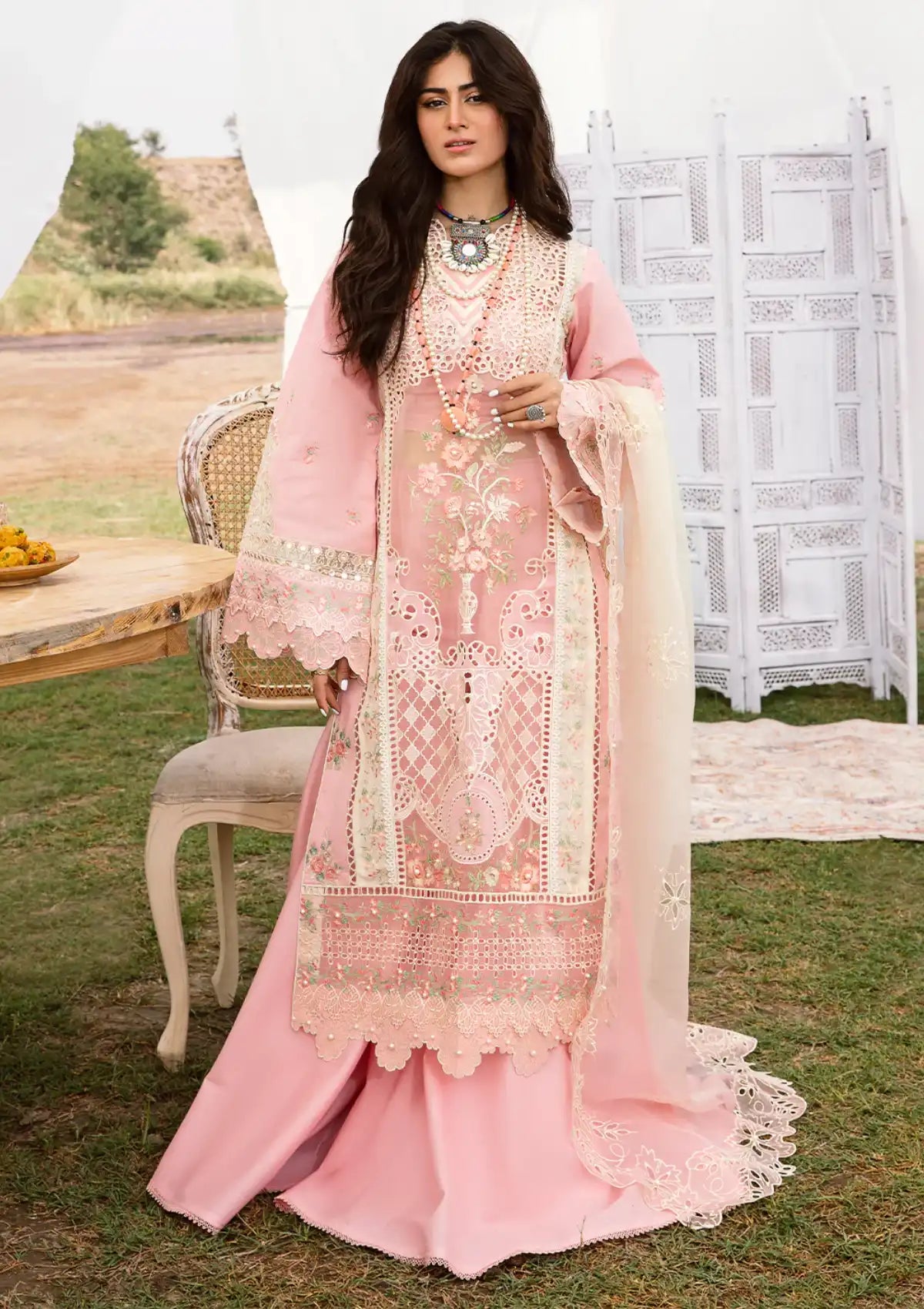 Bin Ilyas Mem Saab Eid Edit'23 D-711-B - Mohsin Saeed Fabrics