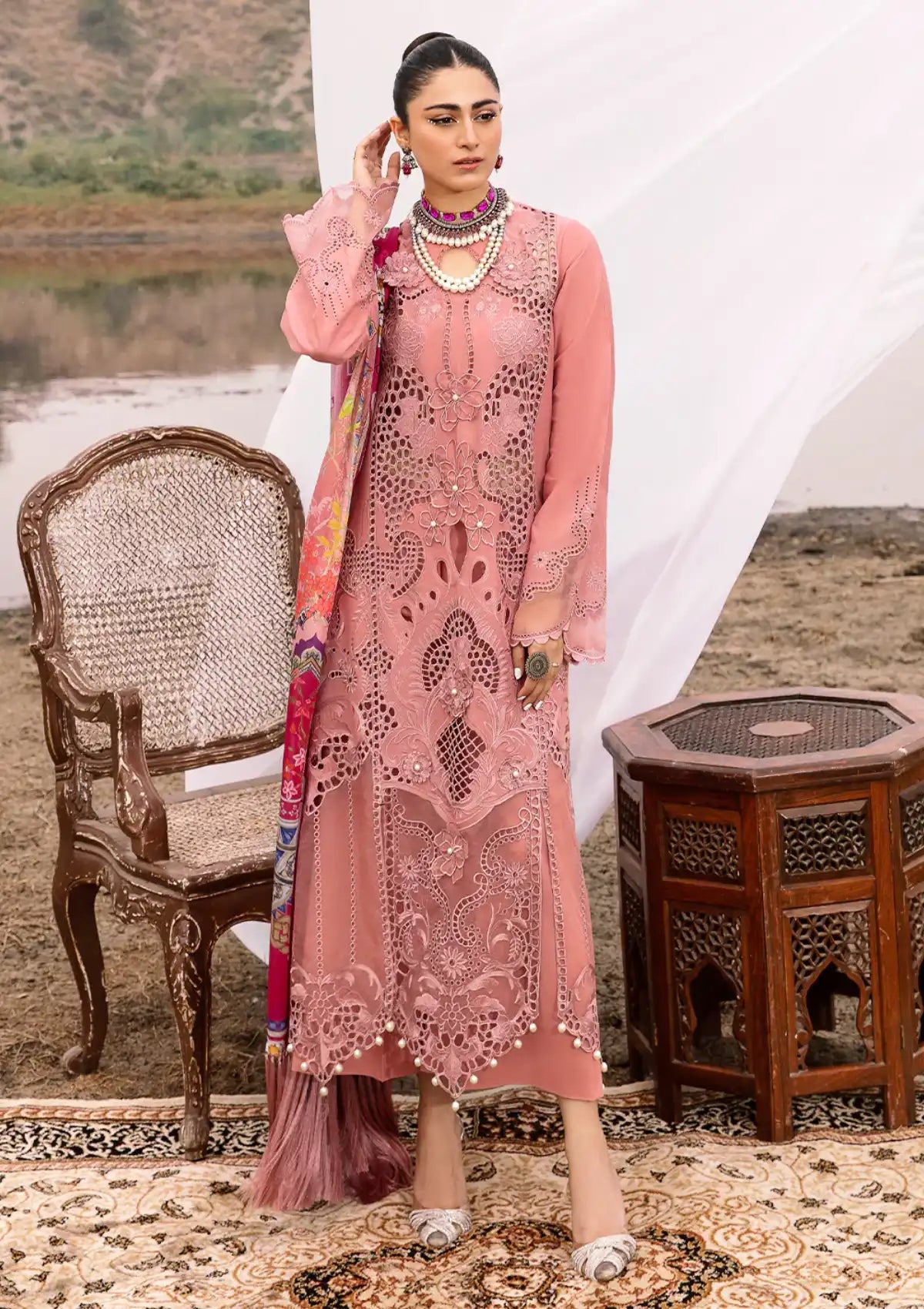 Bin Ilyas Mem Saab Eid Edit'23 D-716-A - Mohsin Saeed Fabrics