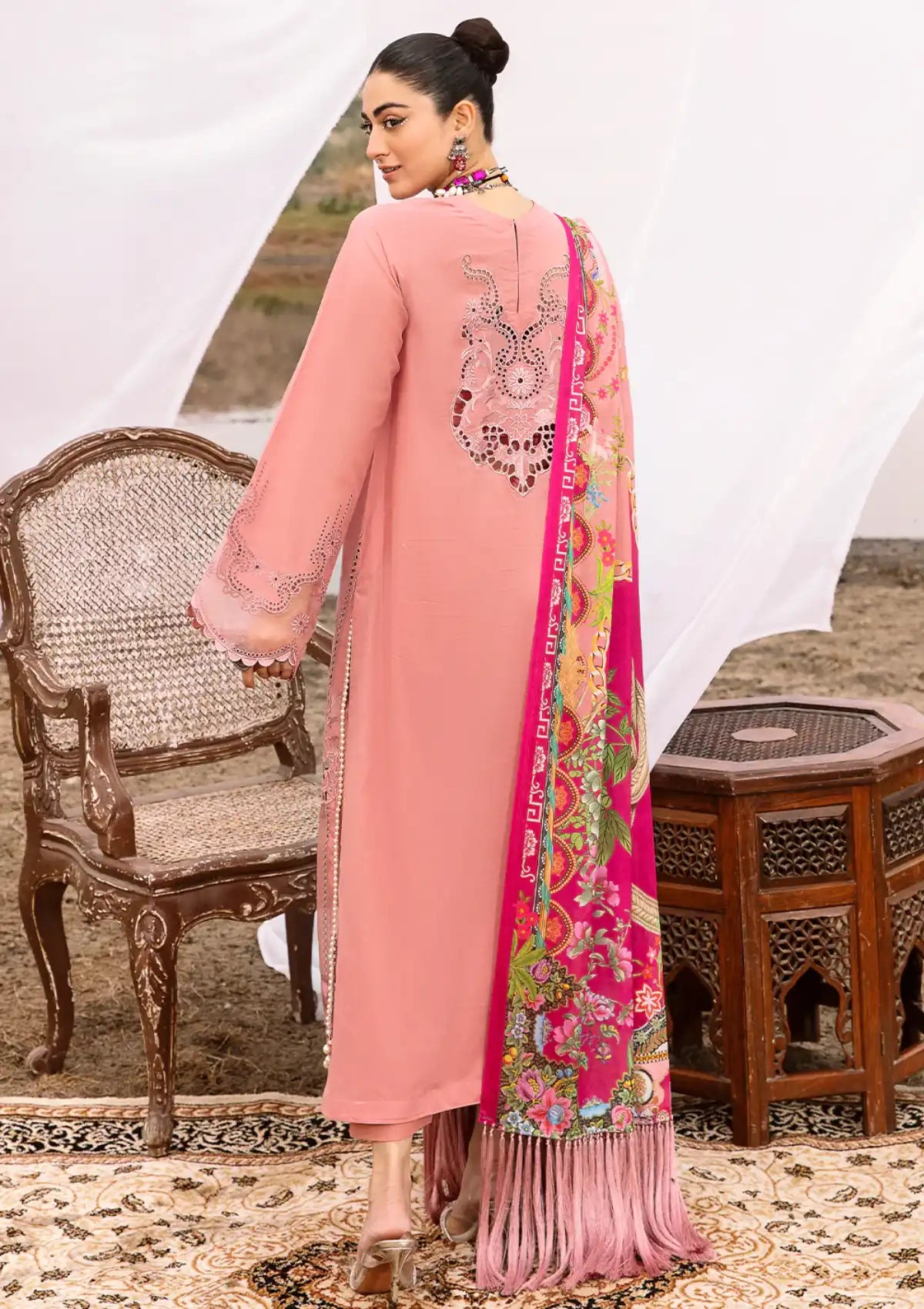 Bin Ilyas Mem Saab Eid Edit'23 D-716-A - Mohsin Saeed Fabrics