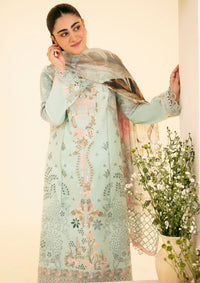 Qalamkar Qlinekari Luxury Lawn'24 SQ-06 AFROZEH - Mohsin Saeed Fabrics