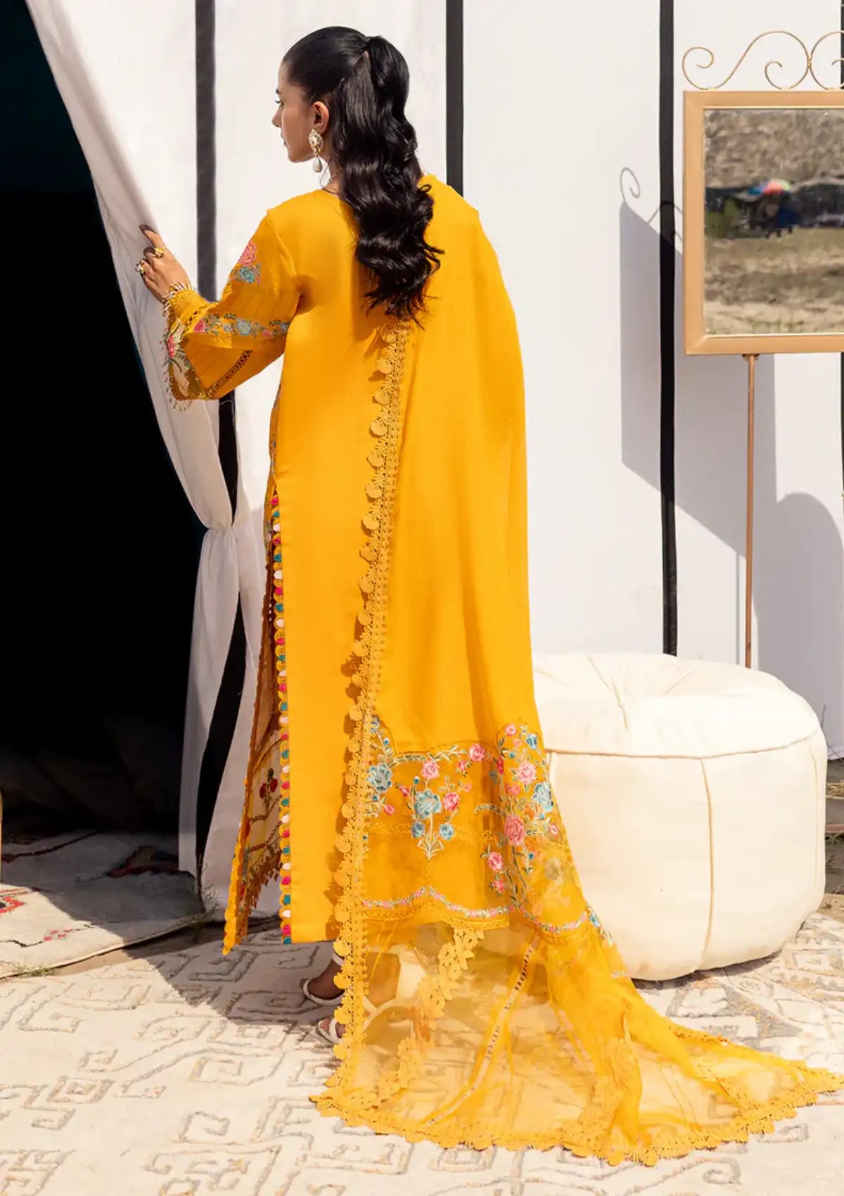 Parishay Janan Luxury Lawn'24 JL-06 - Mohsin Saeed Fabrics