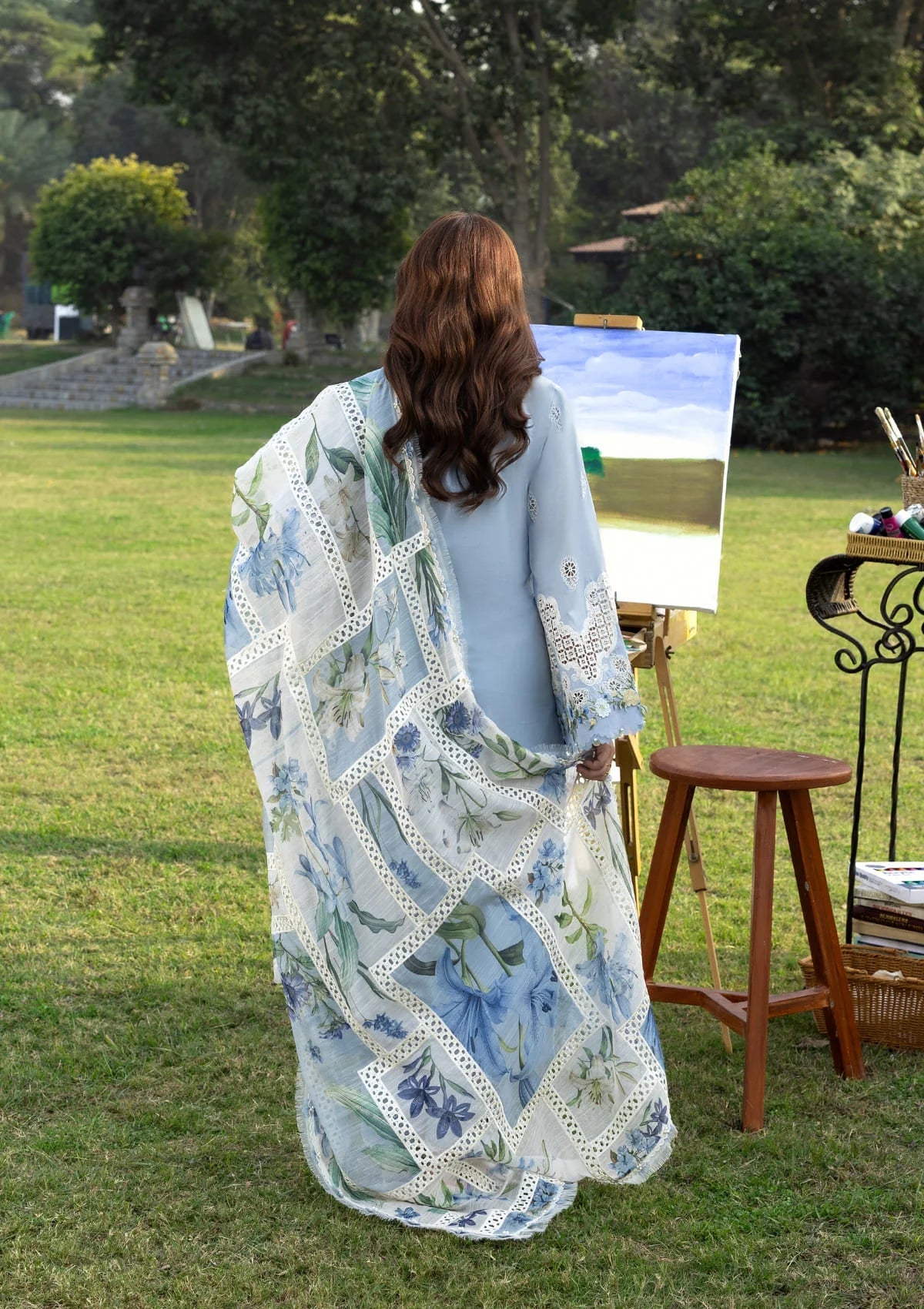 Elaf Luxury Lawn'26 ELY-1B SERENITY