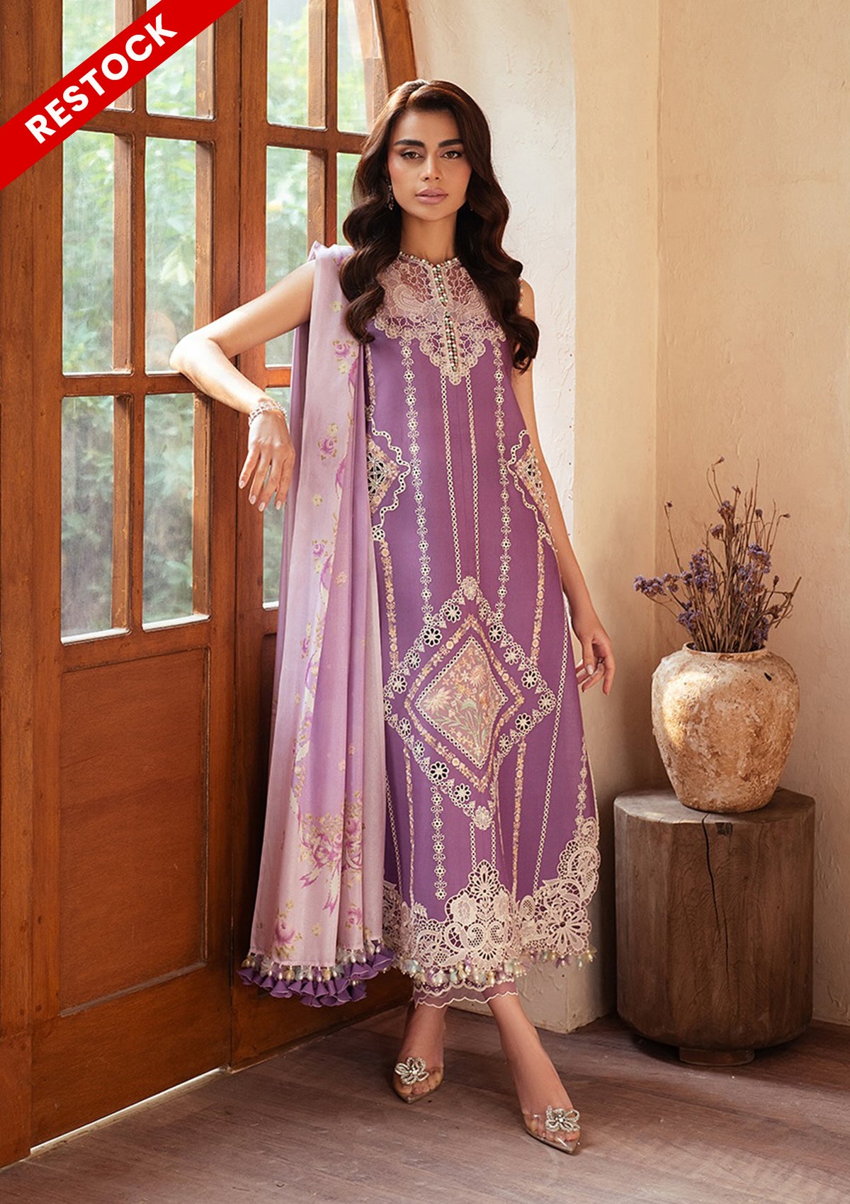 Bin Ilyas Mehroze Lawn'25 96 A – Mohsin Saeed Fabrics