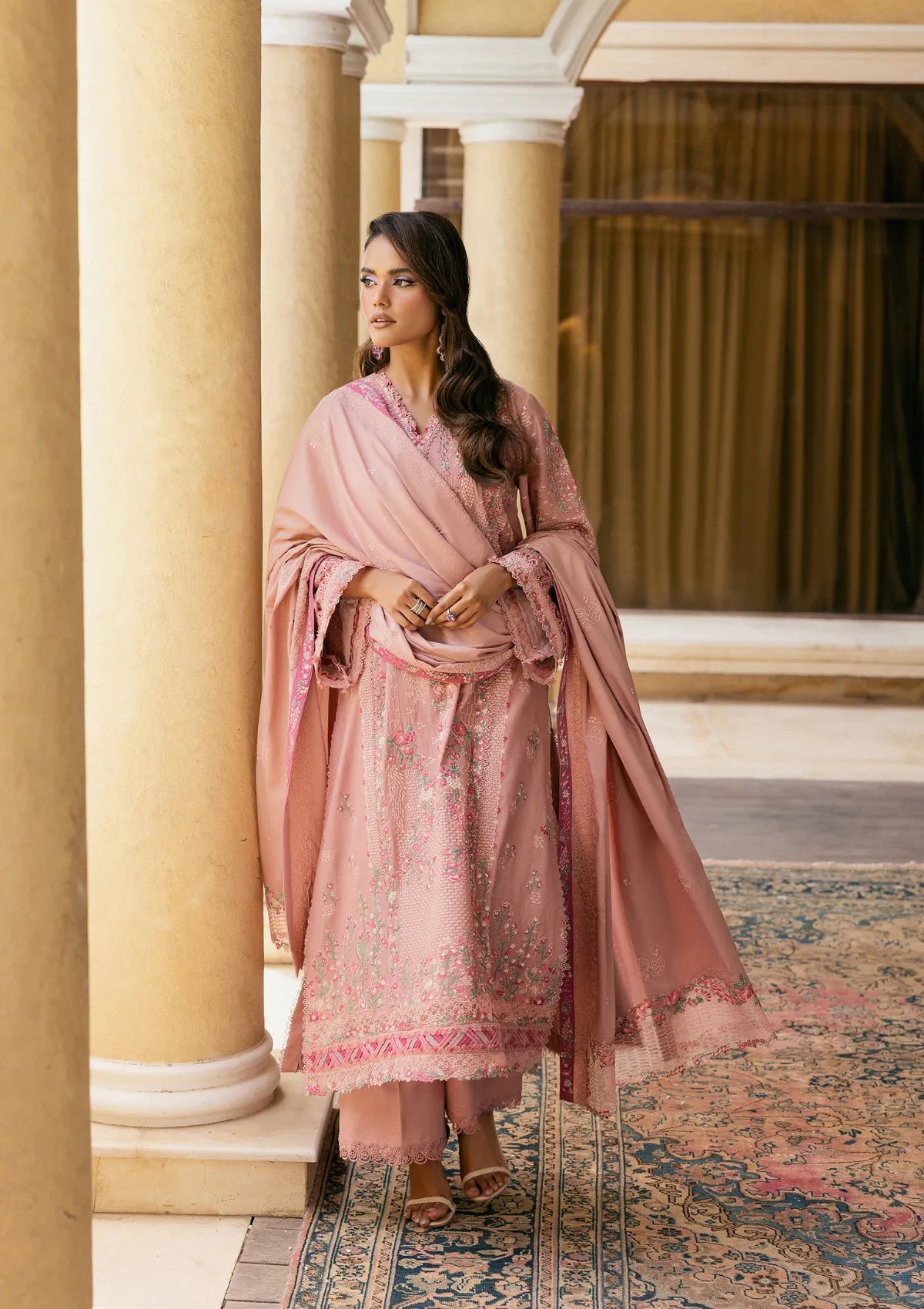 Elaf Luxury Winter'25 EWK-3A Dustyrose