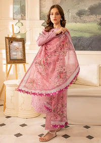 Farasha Seraya Emb Lawn'24 D-04 DAISY - Mohsin Saeed Fabrics
