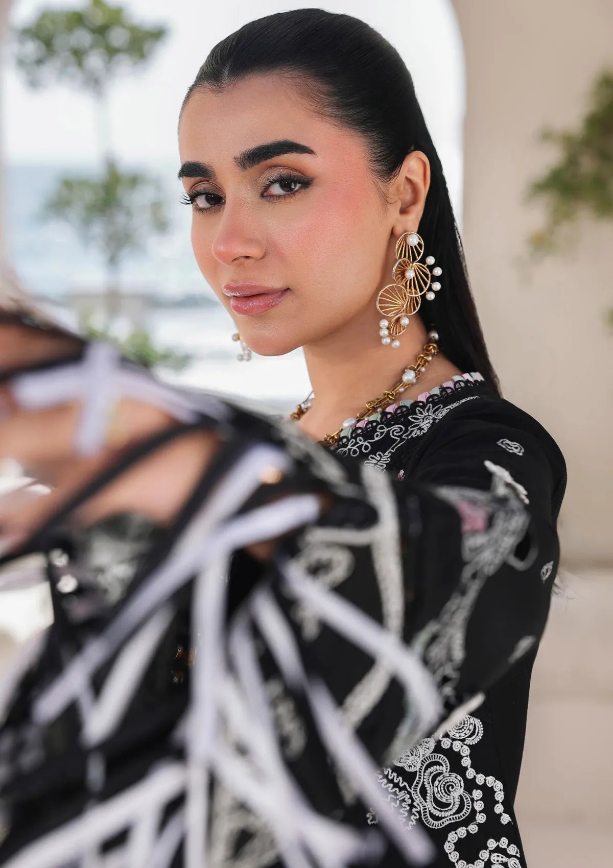 Qalamkar Sahil Luxury Lawn‘26 SA-02 Liana