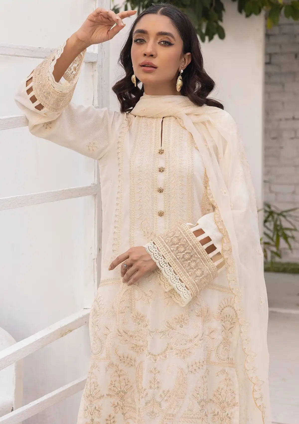 Ayla Zahra Singhar Luxury Emb Karandi'23 SNAZ 12 - Mohsin Saeed Fabrics