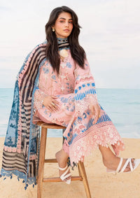 Nureh Gardenia Emb Lawn'24 NS-132-A - Mohsin Saeed Fabrics