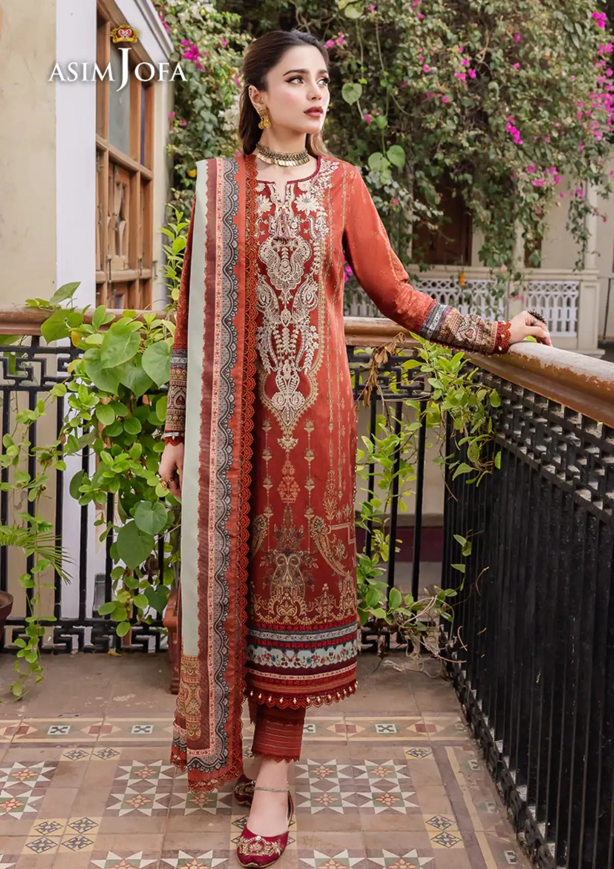 Asim Jofa Rania Pre-Winter'23 AJRW-08 - Mohsin Saeed Fabrics