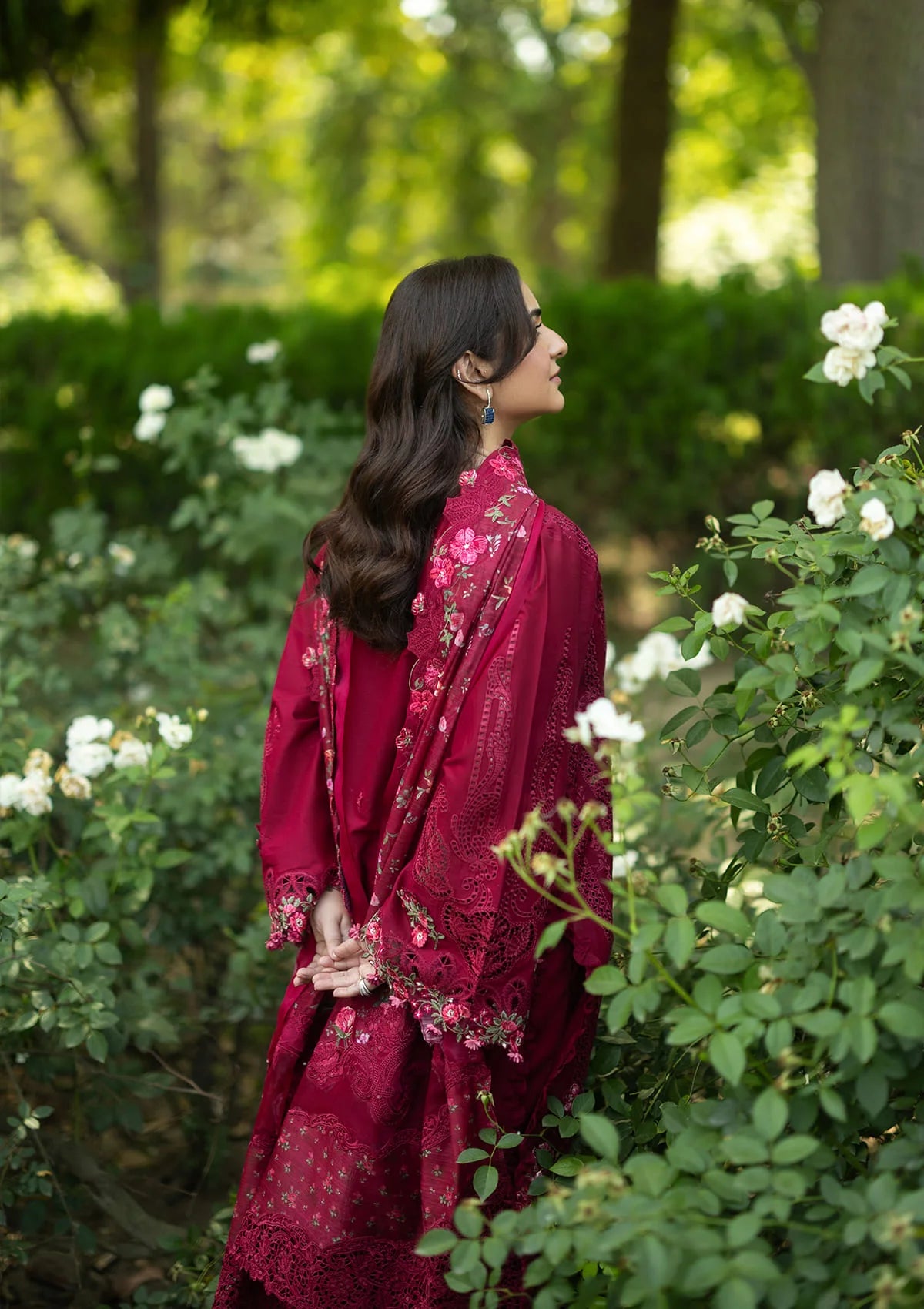 Elaf Luxury Lawn Vol-2'26 ELQ-4A FALLING PETALS