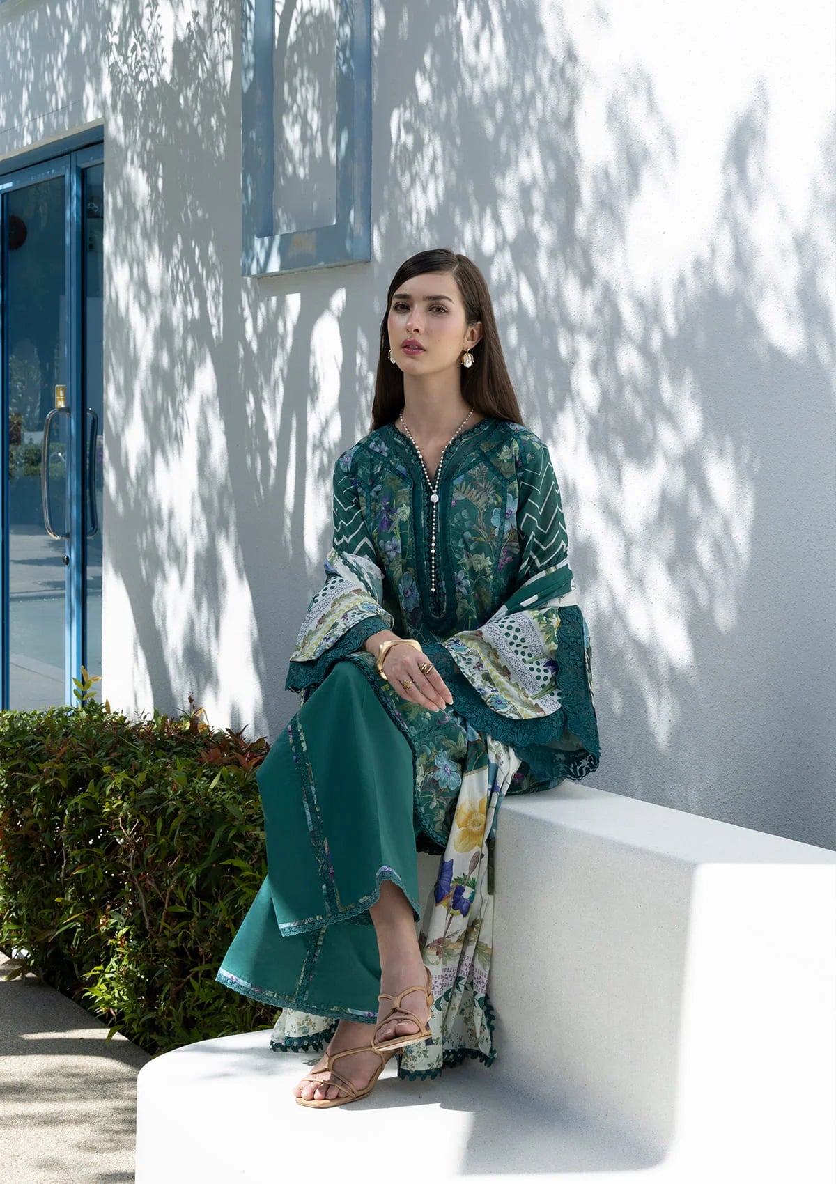 Elaf Santorini Prints Vol-1'26 EPN-9A PEACOCK