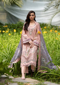 Elaf Luxury Lawn Vol-2'26 ELQ-6A BLUSHING ROSE