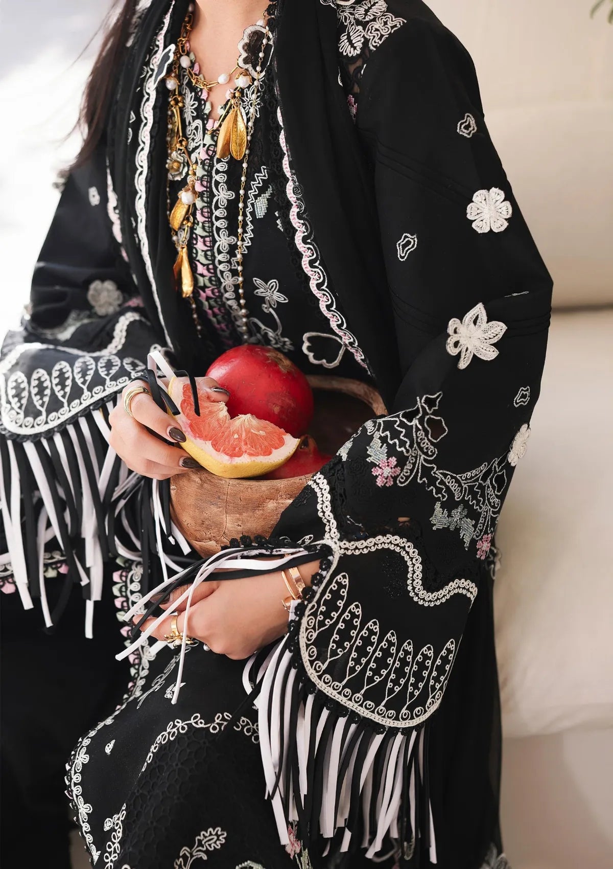 Qalamkar Sahil Luxury Lawn‘26 SA-02 Liana