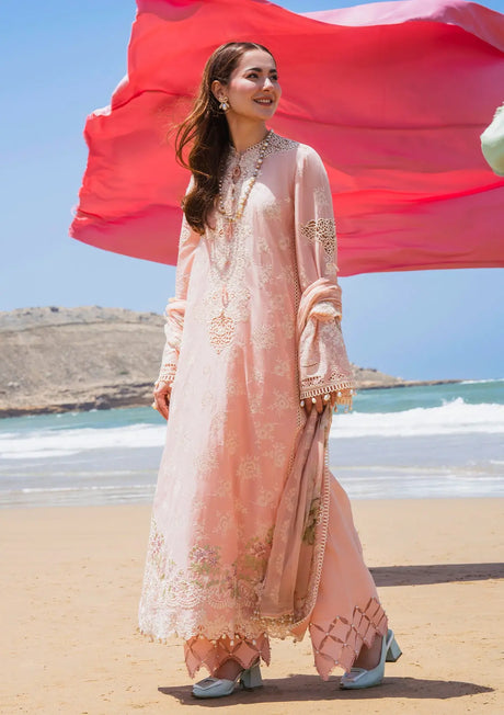 Elaf "Hai Kuch" Festive Lawn'24 EHK-07 Pareesa - Mohsin Saeed Fabrics