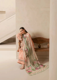 Elaf E-Craft Chikankari Lawn'26 EHC-3B DUSTROSE