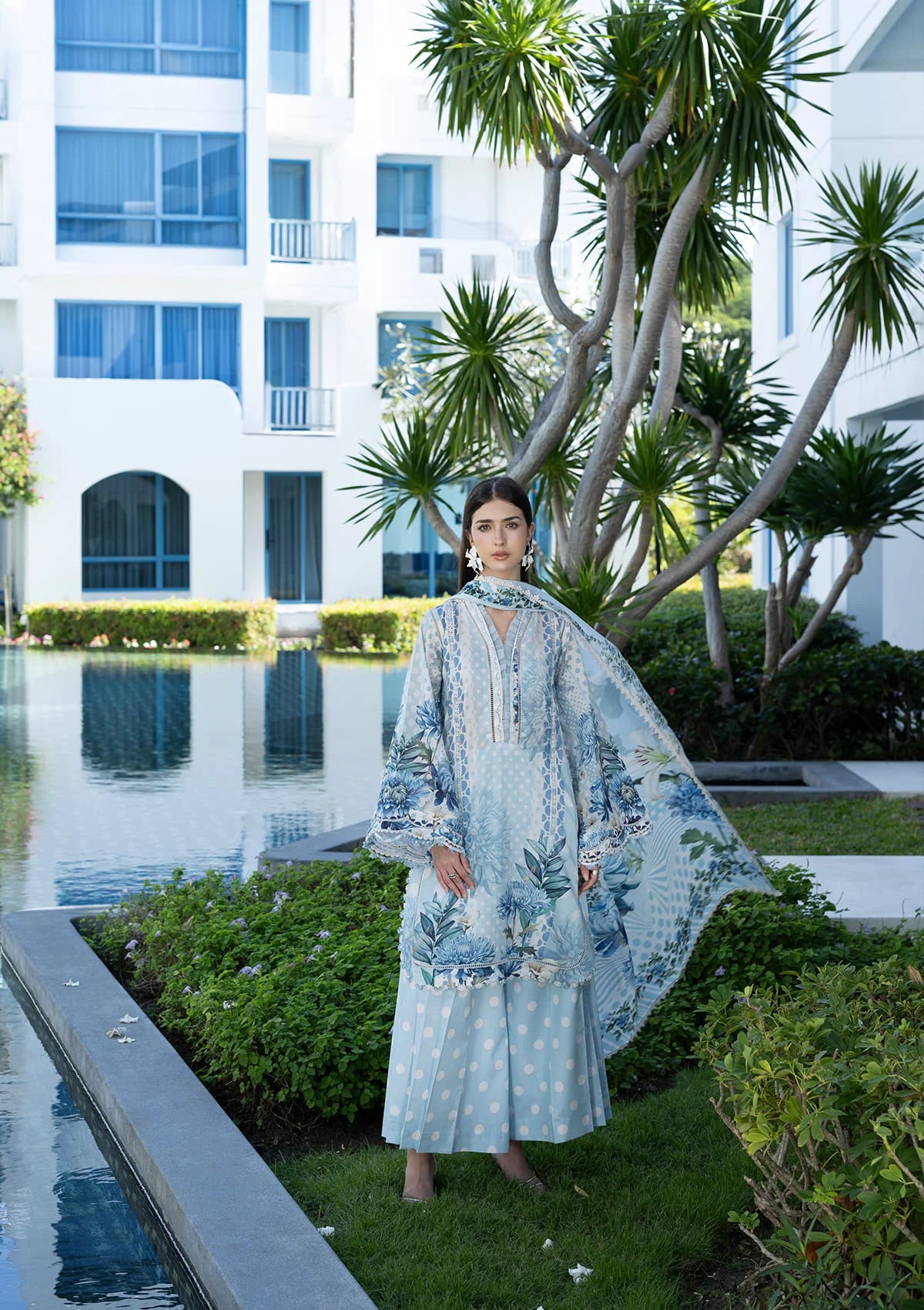 Elaf Santorini Prints Vol-1'26 EPN-1A OCEAN PETALS