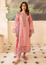 Farasha Seraya Emb Lawn'24 D-07 FLORA - Mohsin Saeed Fabrics