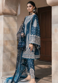 Jazmin Shahkaar Luxury Lawn'24 D-05 - Mohsin Saeed Fabrics