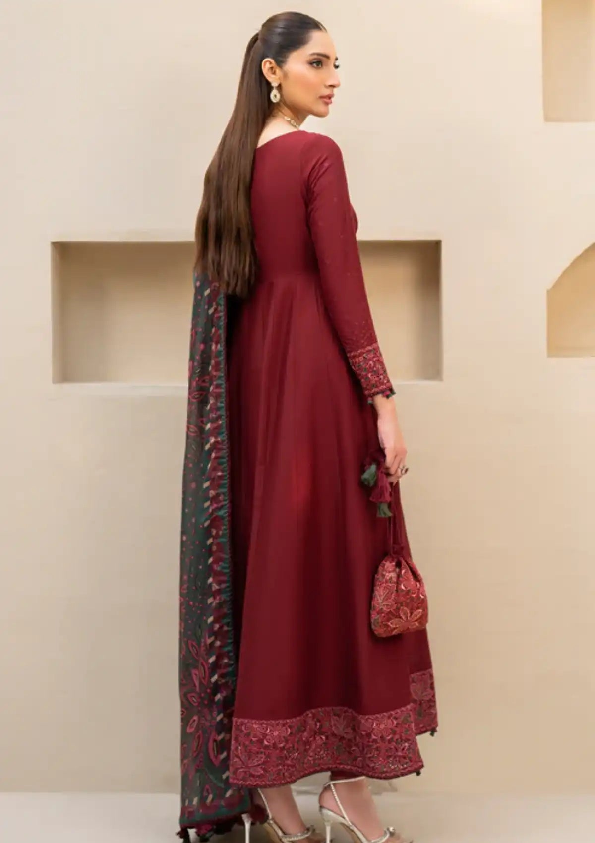 Jazmin Iris Eid Lawn'24 D-07 - Mohsin Saeed Fabrics