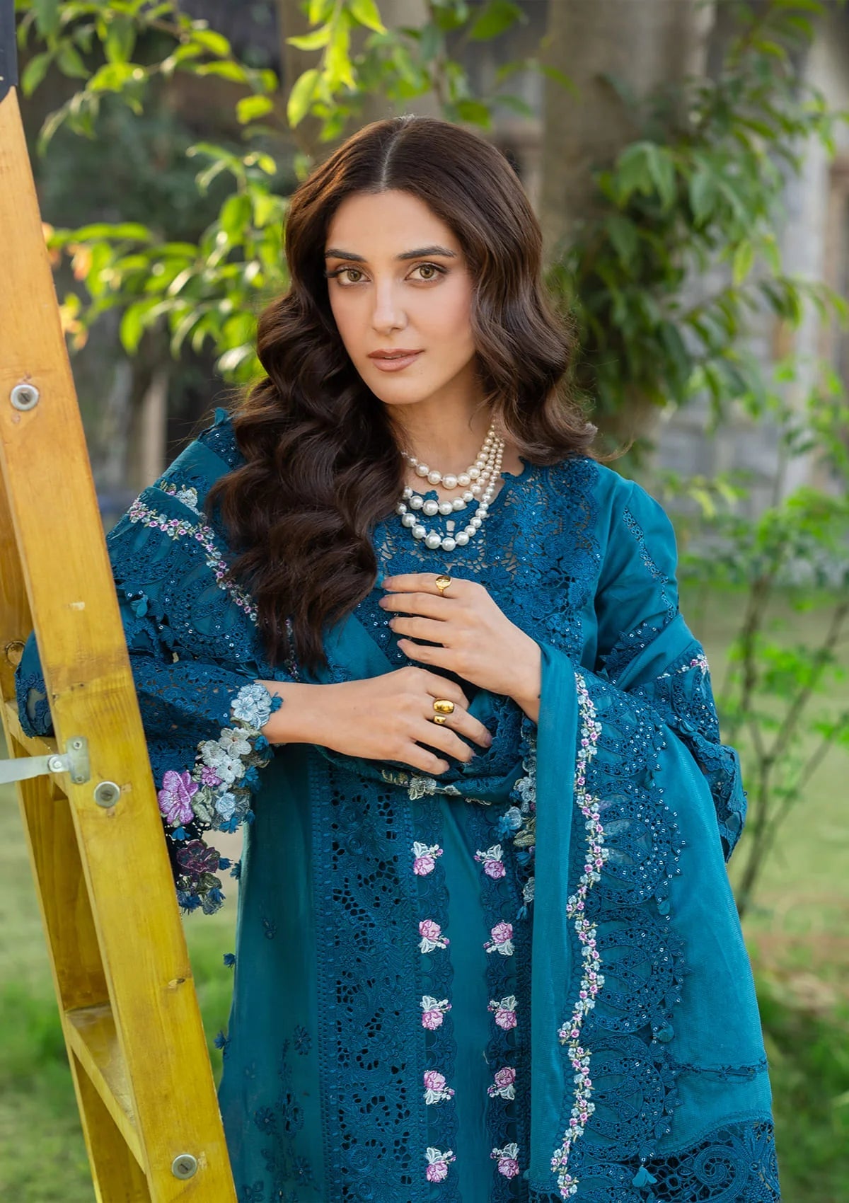 Elaf Luxury Lawn'26 ELY-06 SAPPHIRE