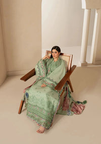 Elaf E-Craft Chikankari Lawn'26 EHC-4B ALOE