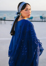 Nureh Eid Escape Luxury Lawn'24 NE-90 BLUME - Mohsin Saeed Fabrics