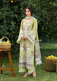 Elaf Luxury Lawn'26 ELY-08 PISTACHIA