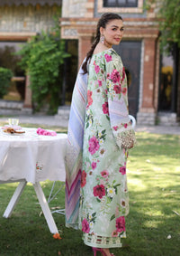 Elaf Print Chikankari Lawn'24 ECK-06B OASIS - Mohsin Saeed Fabrics