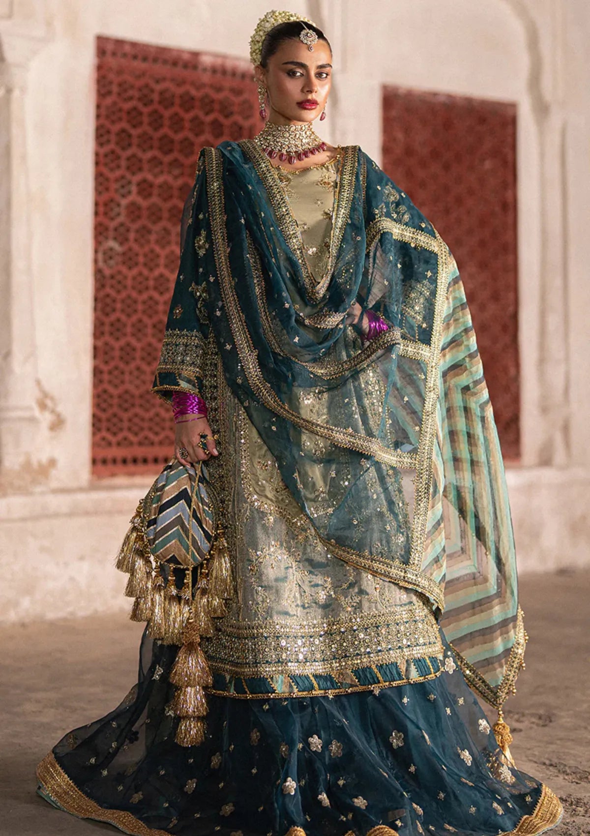 Zarlish By Mohsin Naveed Ranjha Festive'25 Vol-6 D-04 Lehar