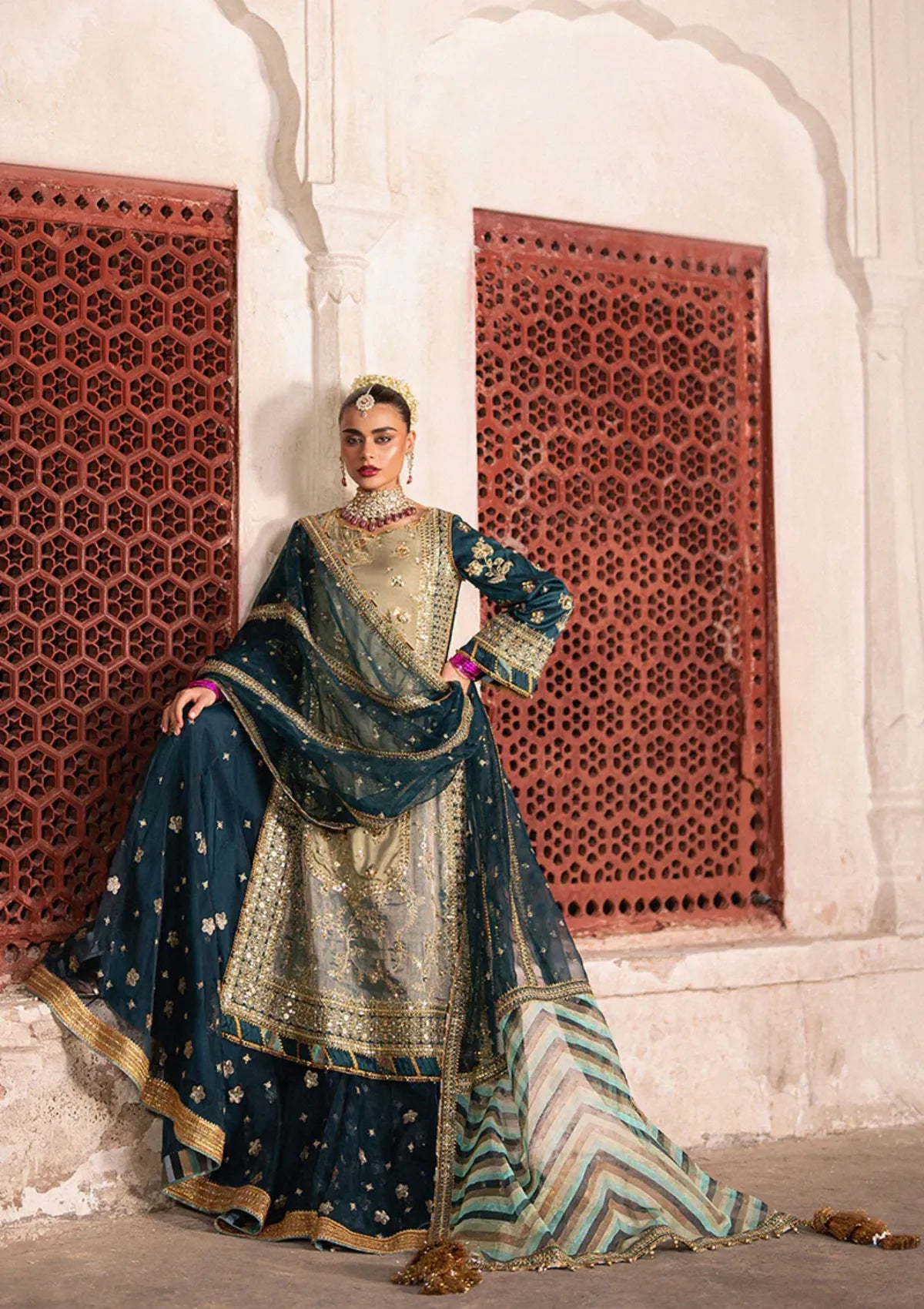 Zarlish By Mohsin Naveed Ranjha Festive'25 Vol-6 D-04 Lehar