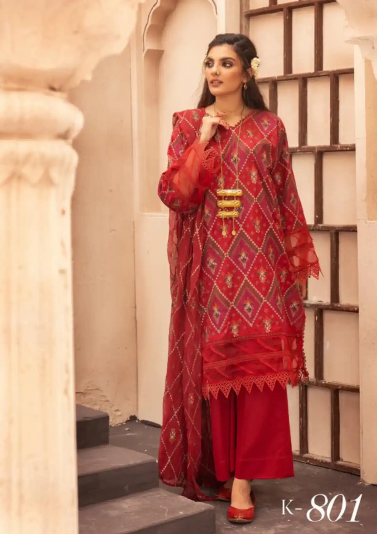 Ibteda By Khoobsurat'23 K-801 - Mohsin Saeed Fabrics