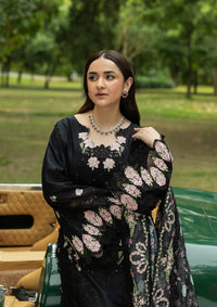 Elaf Luxury Lawn Vol-2'26 ELQ-5B BLACK MASCARA