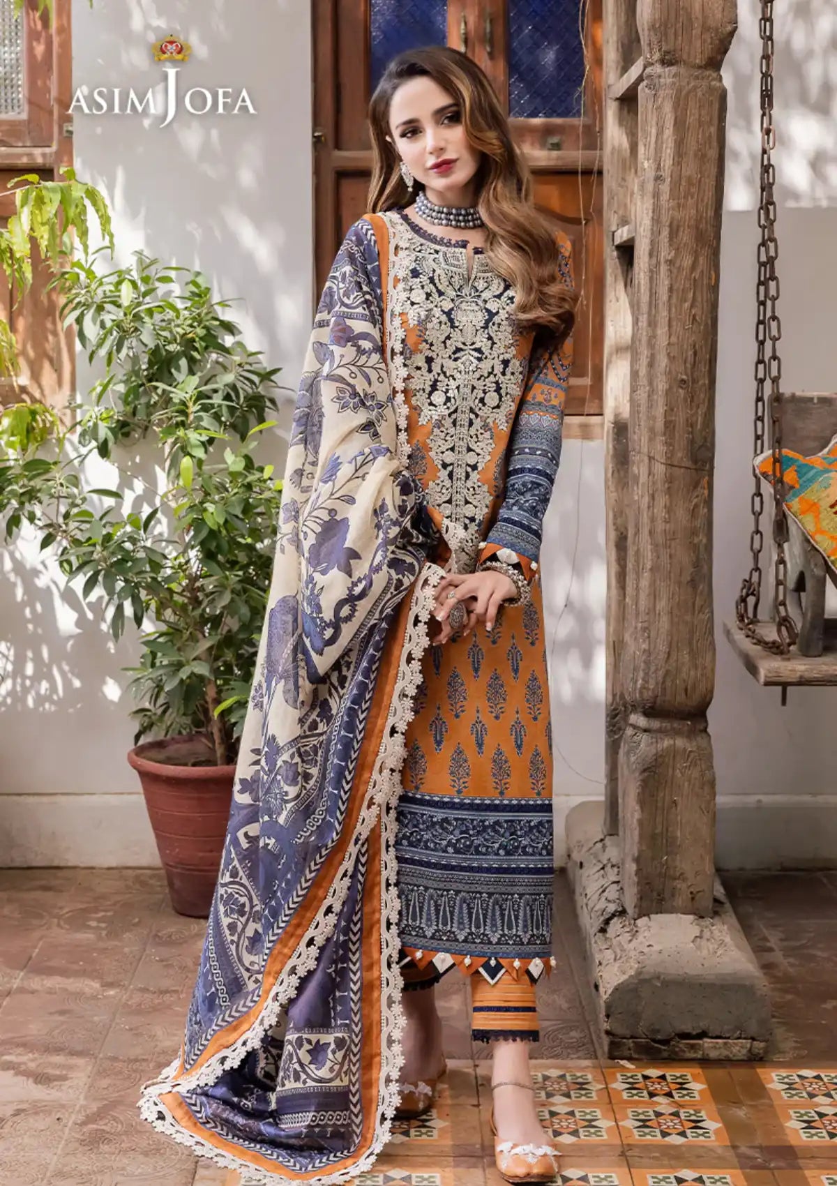 Asim Jofa Rania Pre-Winter'23 AJRW-20 - Mohsin Saeed Fabrics