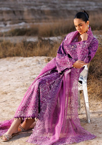 Emaan Adeel Sunlit Groove Luxury Lawn'26 -FLORAL FRENZY