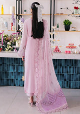 Nureh Eid Escape Luxury Lawn'24 NE-87 SPARKLE PINK - Mohsin Saeed Fabrics