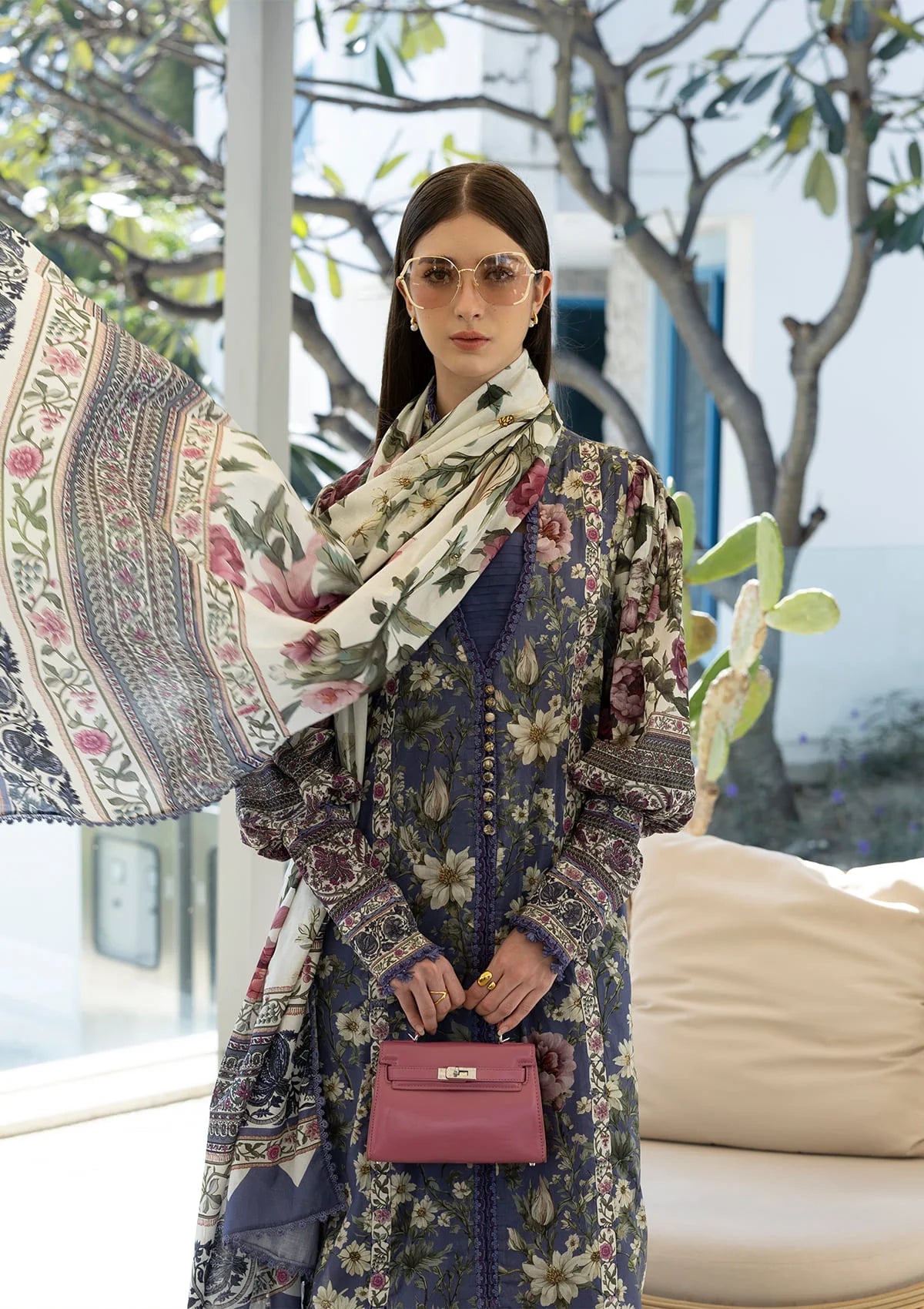 Elaf Santorini Prints Vol-1'26 EPN-6A BOO BERRY