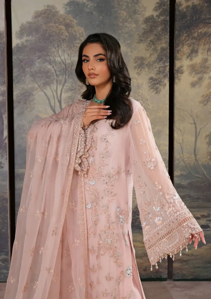 Lavish Zebaish Luxury Chiffon'24 D-02 LINEN