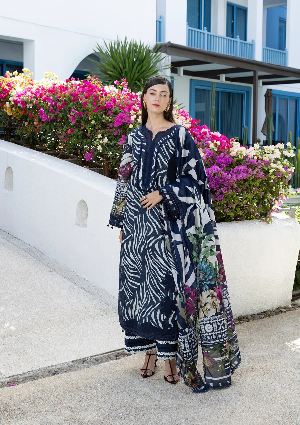 Elaf Santorini Prints Vol-1'26 EPN-3A STARRY NIGHT