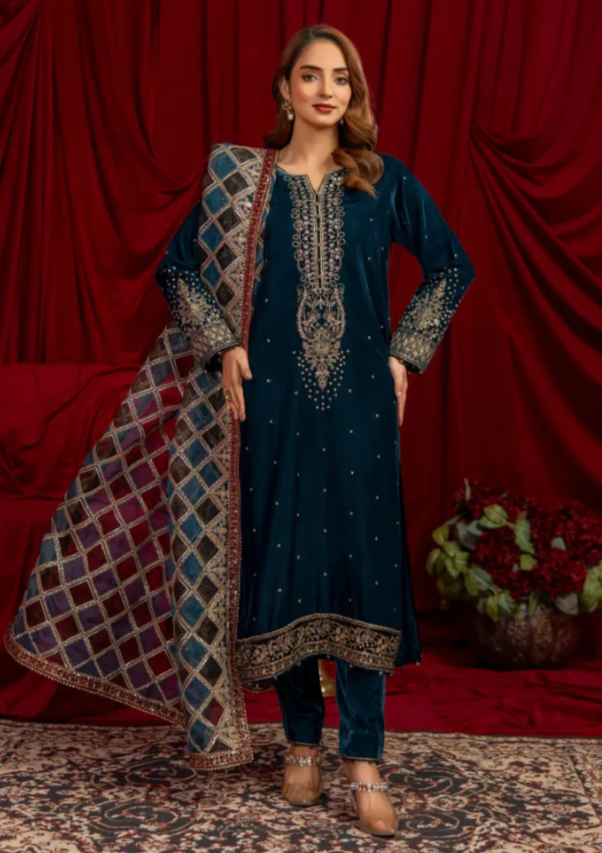 Waresha Makhmal Velvet'25 M-02 Twilight Charm