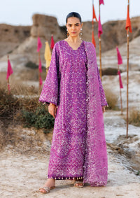 Emaan Adeel Sunlit Groove Luxury Lawn'26 -FLORAL FRENZY