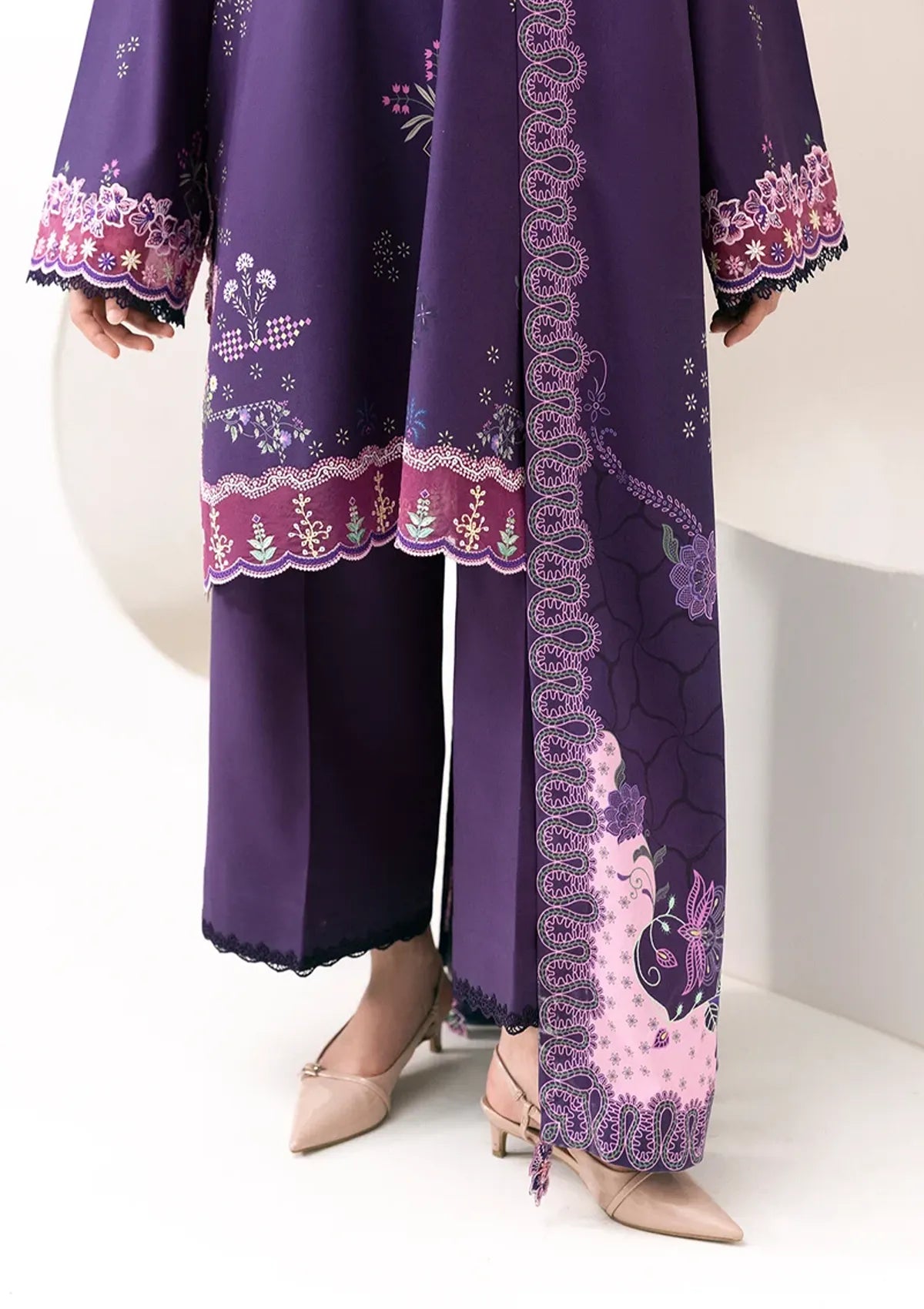 Qalamkar Qprints Linen'26 QPW-09 A Ramsha